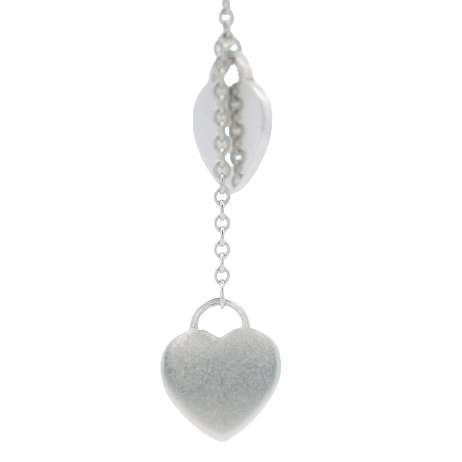 Tiffany & Co. Collana Lariat con più cuori in vendita 1