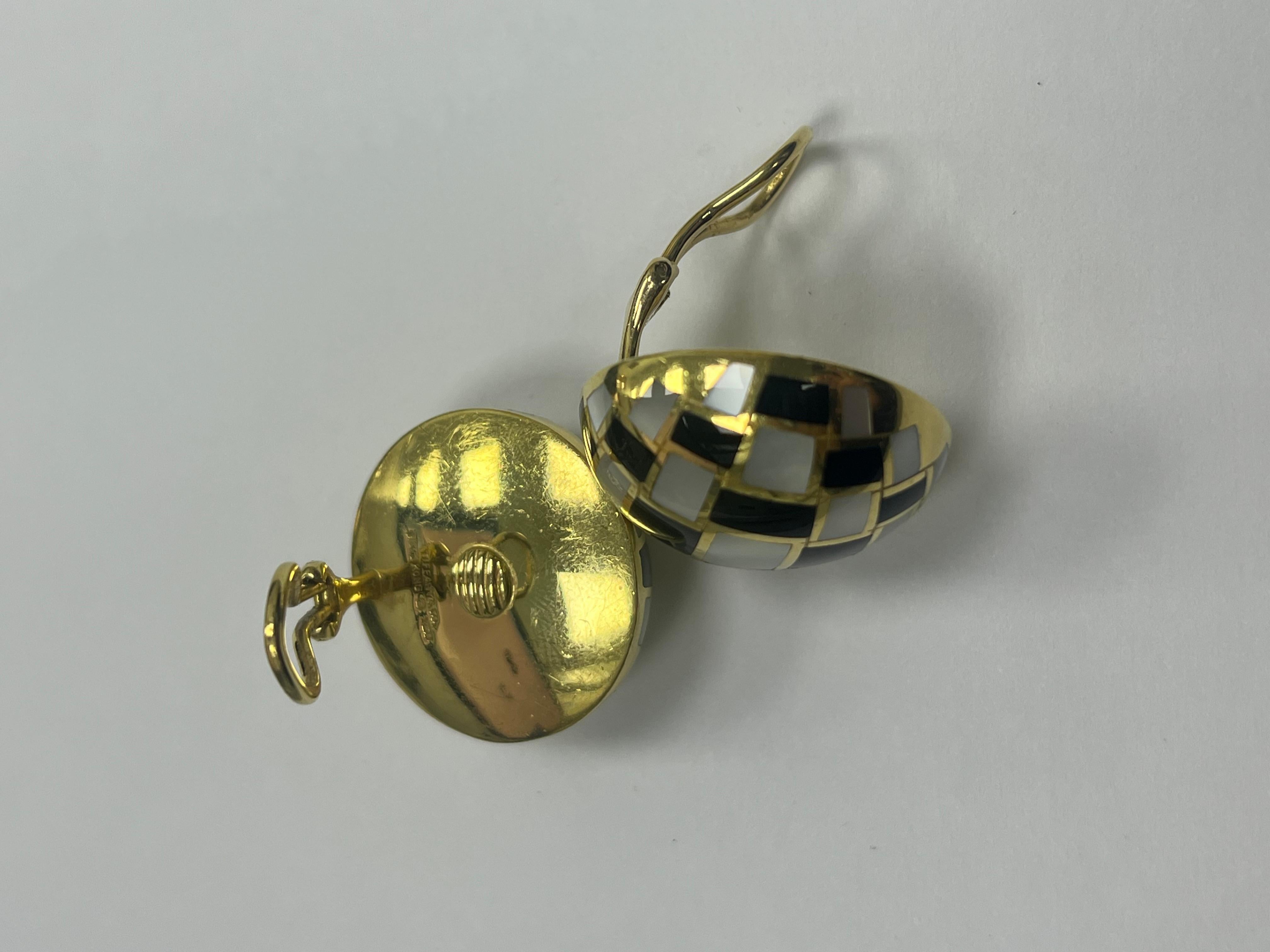 Women's Tiffany & Co. Multi-Stone, 18k Gold Ear Clips For Sale