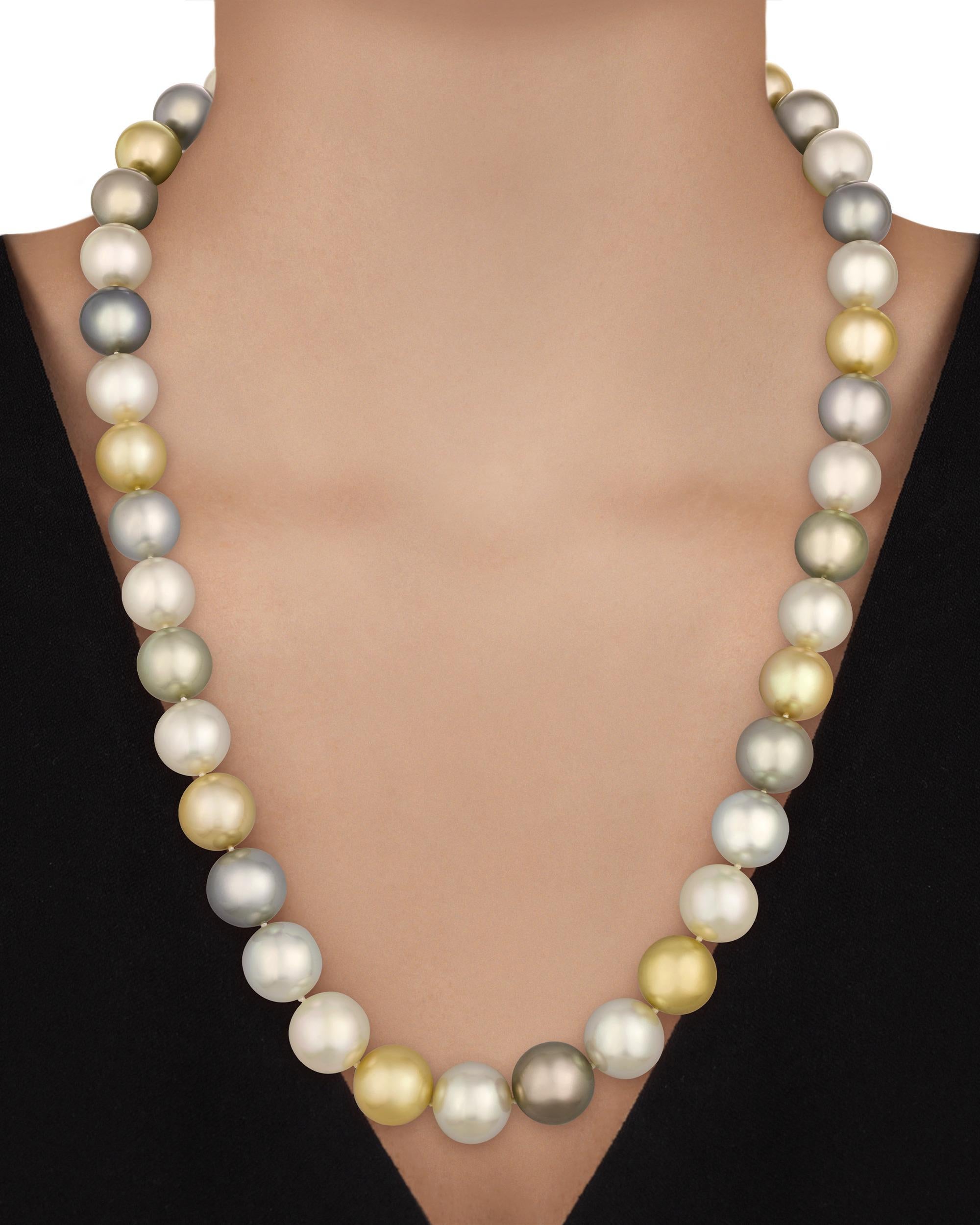 Modern Tiffany & Co. Multicolor South Sea Pearl Necklace For Sale