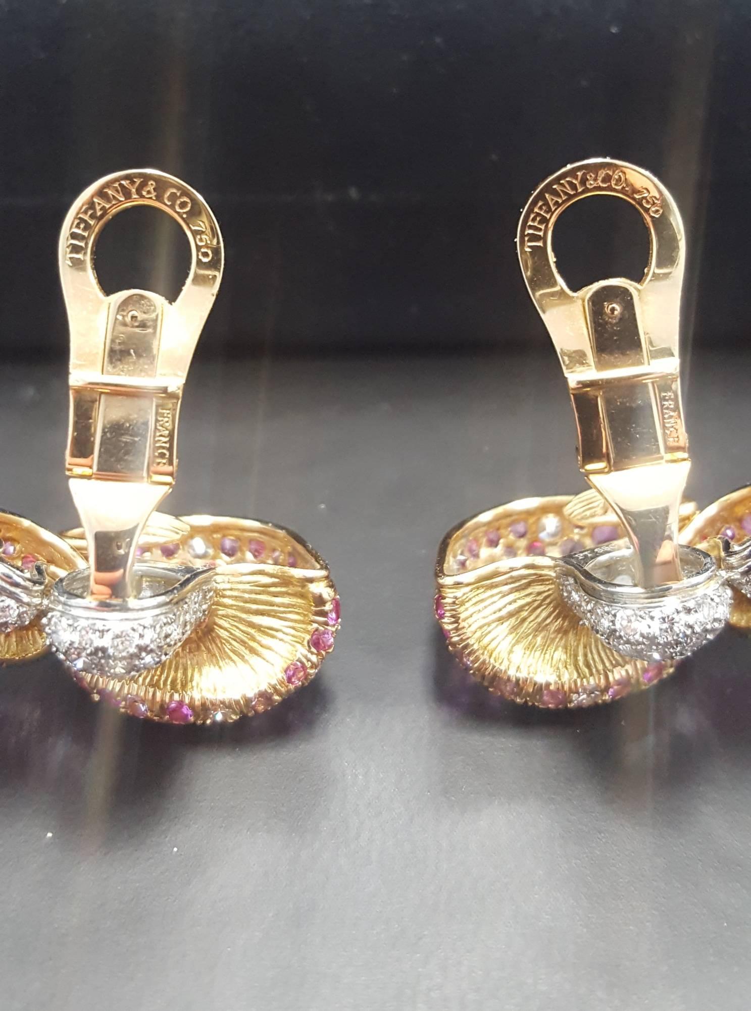 pink sapphire earrings tiffany