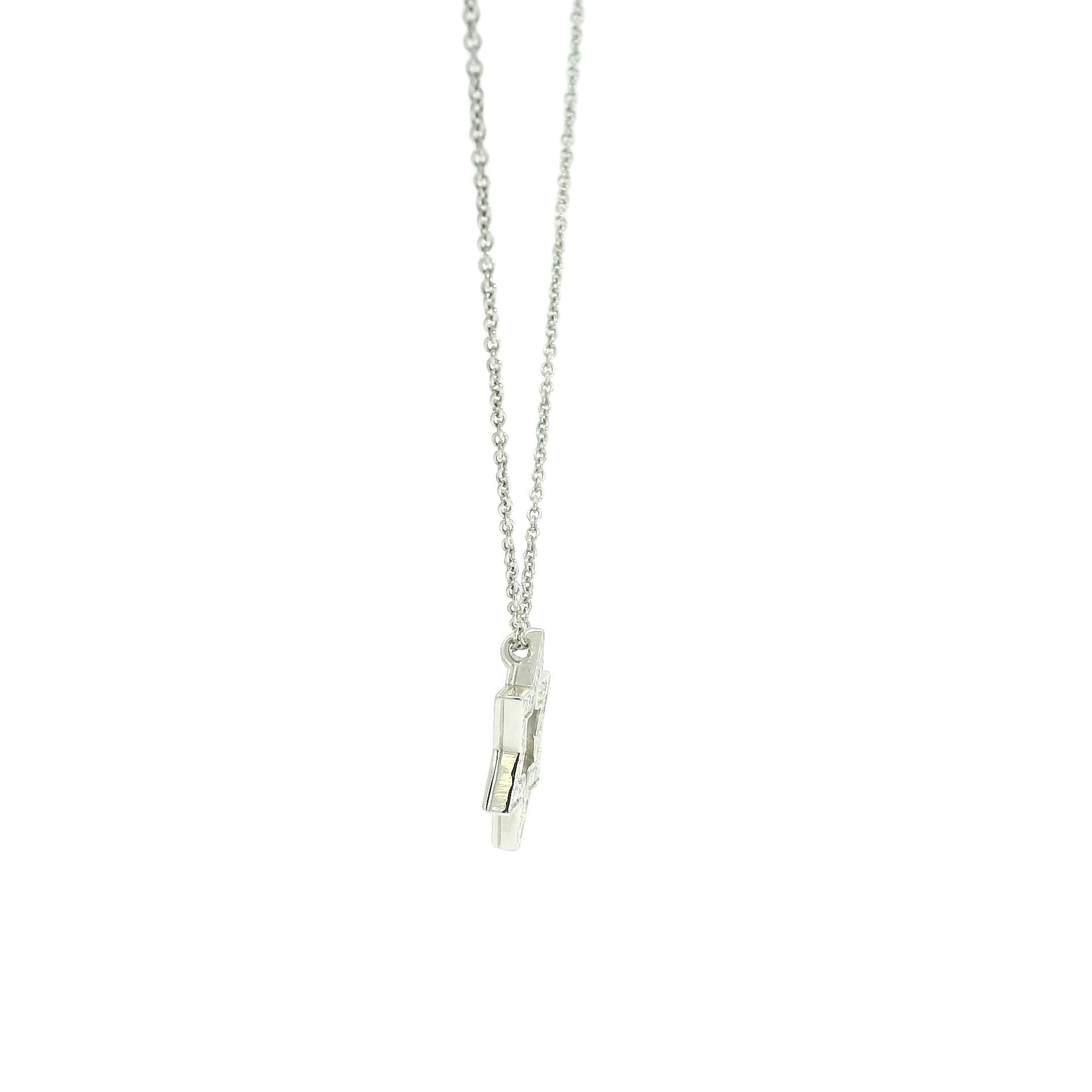 Tiffany & Co. Natural 0.24 Carat Diamond Star Platinum Necklace In Stock

Tiffany & Co. platinum necklace featuring 0.24 carats of natural diamonds in an elegant star design. Timeless sophistication, perfect for any occasion. The platinum chain is