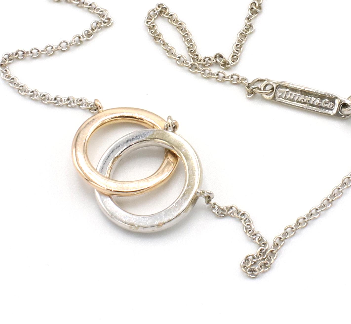 tiffany and co interlocking necklace