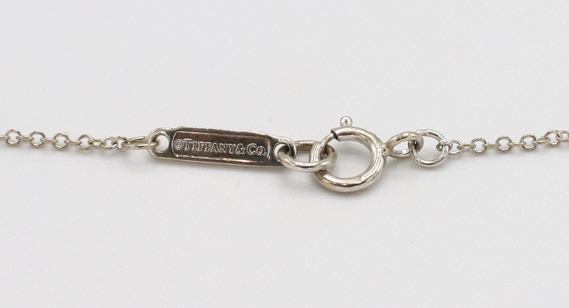tiffany double ring necklace