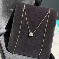 Tiffany & Co. Necklace Brilliant-cut diamond 1.0ct VVS2 Color F