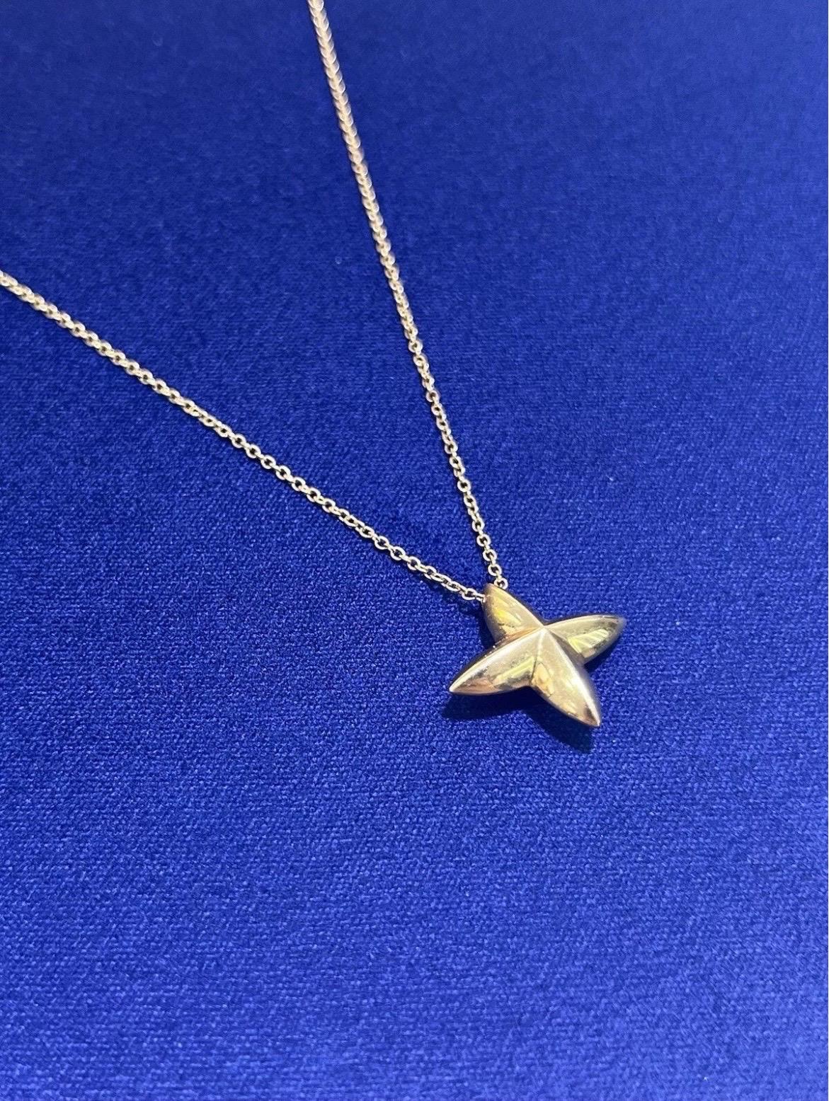 Tiffany & Co. Collier Étoile de Sirius Elsa Peretti 750 Or jaune 18K en vente 6