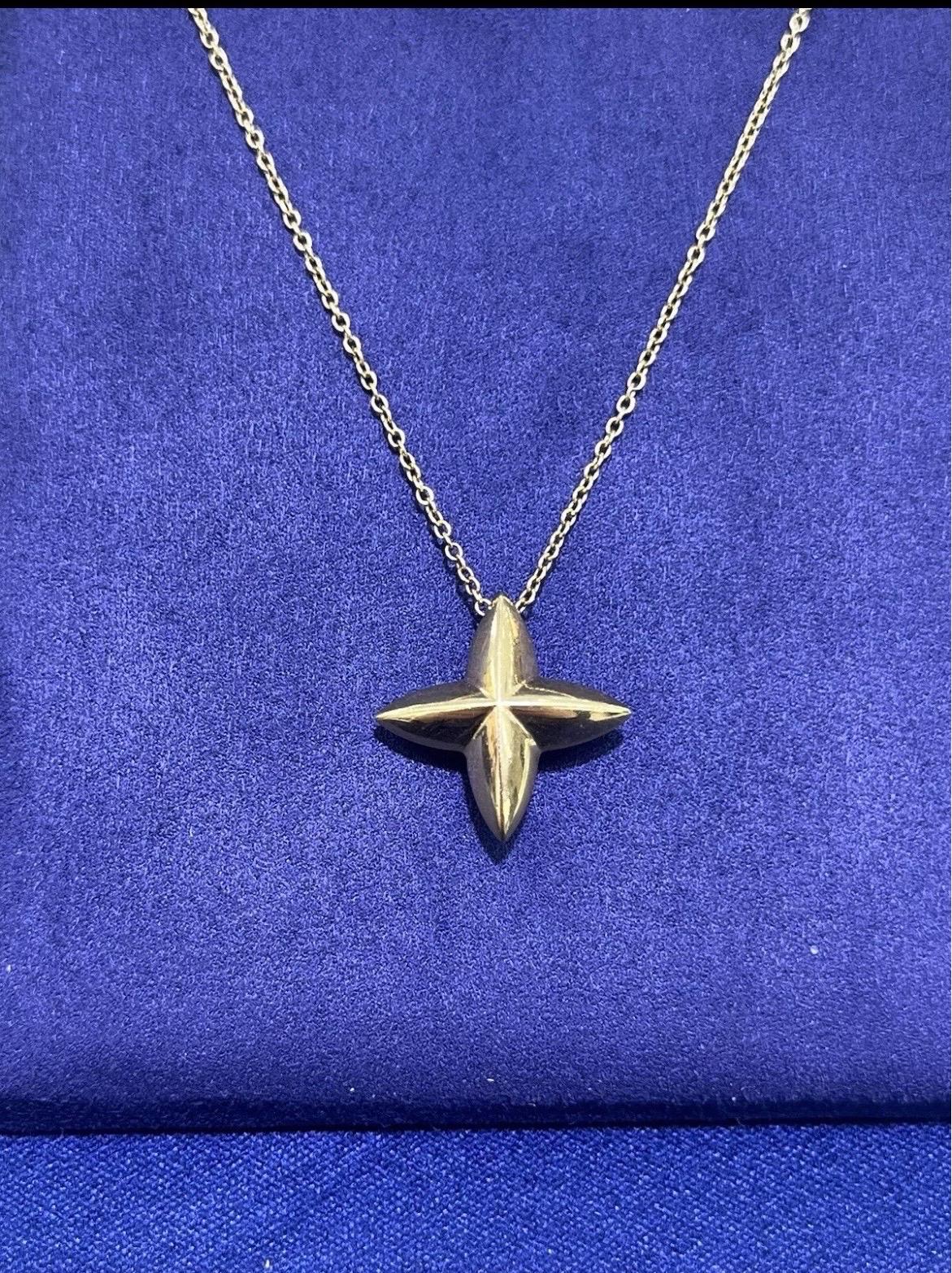 Tiffany & Co. Collier Étoile de Sirius Elsa Peretti 750 Or jaune 18K Pour femmes en vente