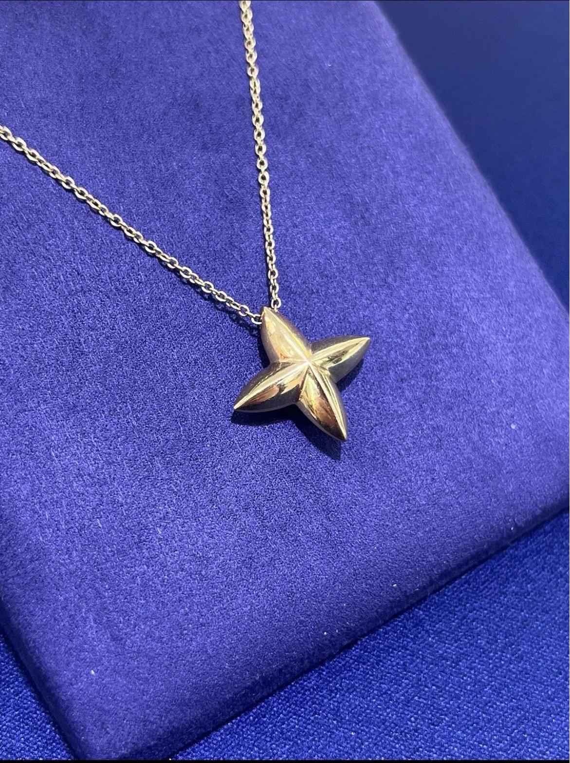 Tiffany & Co. Collier Étoile de Sirius Elsa Peretti 750 Or jaune 18K en vente 1