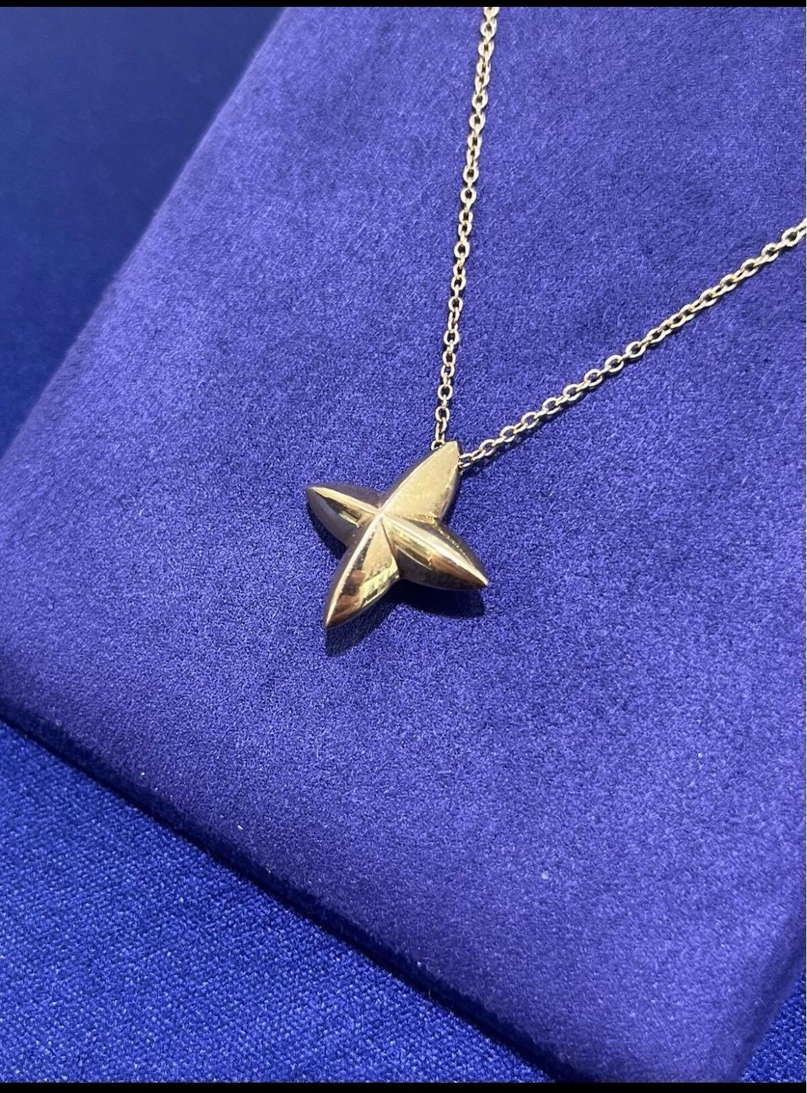 Tiffany & Co. Collier Étoile de Sirius Elsa Peretti 750 Or jaune 18K en vente 2