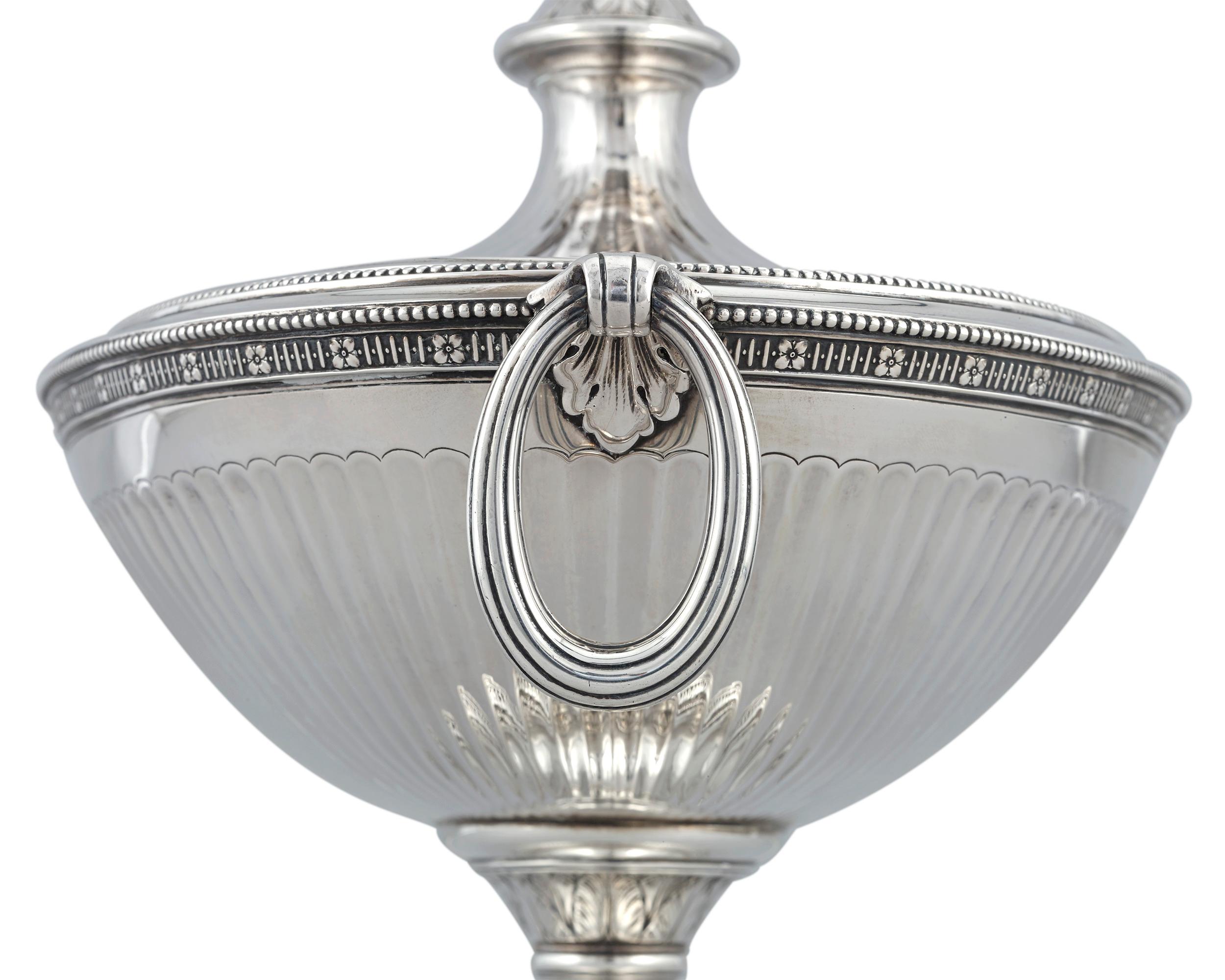 American Tiffany & Co. Neoclassical Silver Soup Tureen