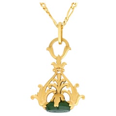 Tiffany & Co. Pendentif sceau en jade néphrite