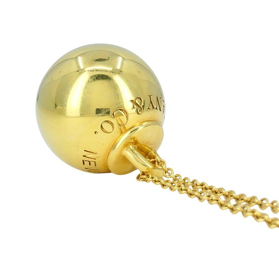 Tiffany & Co. New York - Collier de chaînes à boules en or 18 carats Pour femmes en vente