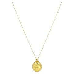 Tiffany & Co. New York 18k Gold Hardware Ball Chain Necklace