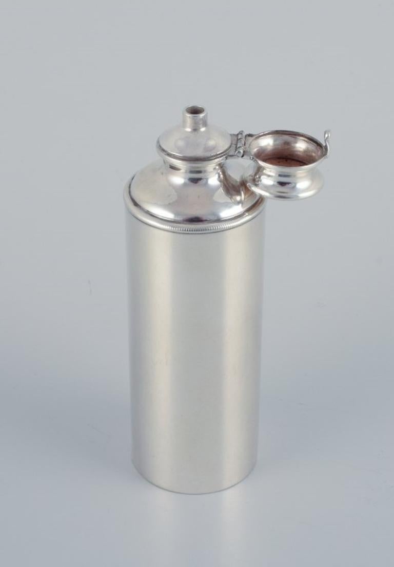 American Tiffany & Co. New York, Art Deco perfume bottle in sterling silver