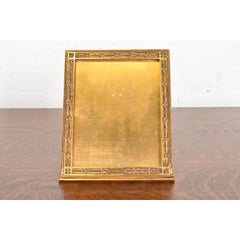 Tiffany & Co. New York Art Nouveau Bronze Doré Large Picture Frame
