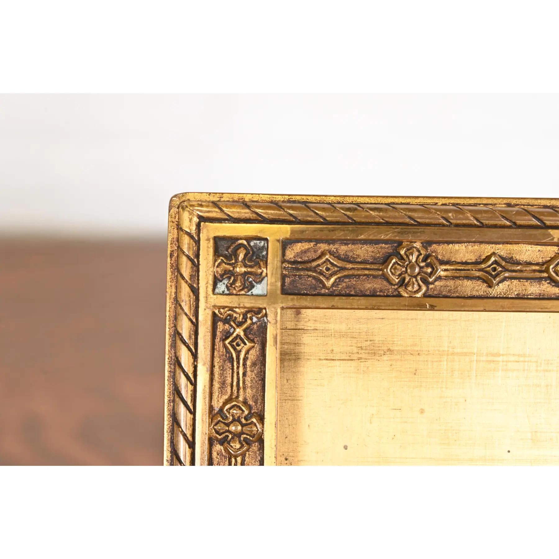 Tiffany & Co. New York Art Nouveau Bronze Doré Large Picture Frame For Sale 1