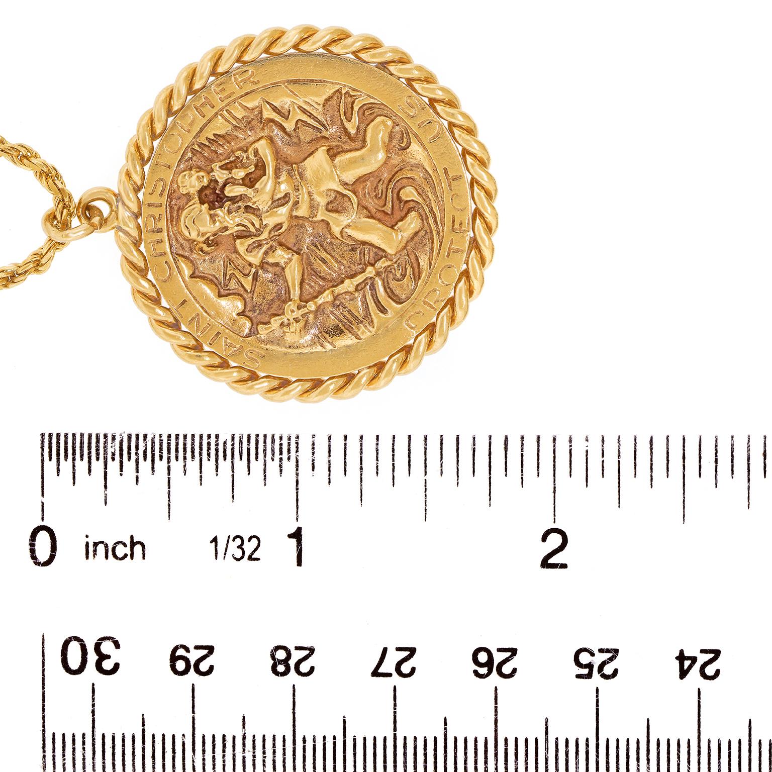 Tiffany & Co. New York St. Christopher Pendant 2