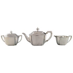 Tiffany & Co., New York, Tea Service in Sterling Silver, Early 20th Century