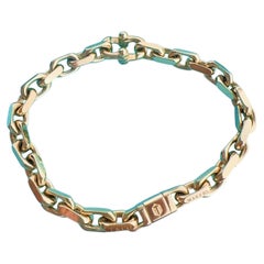 Tiffany & Co. New‑Style 18K‑Yellow‑Gold Makers Narrow 1837 Interlocking‑Bracelet