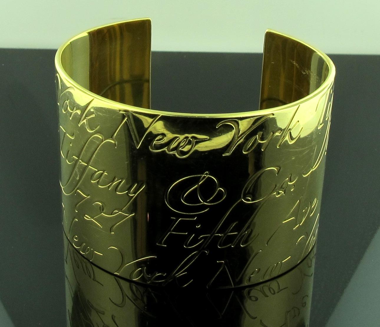 tiffany notes cuff