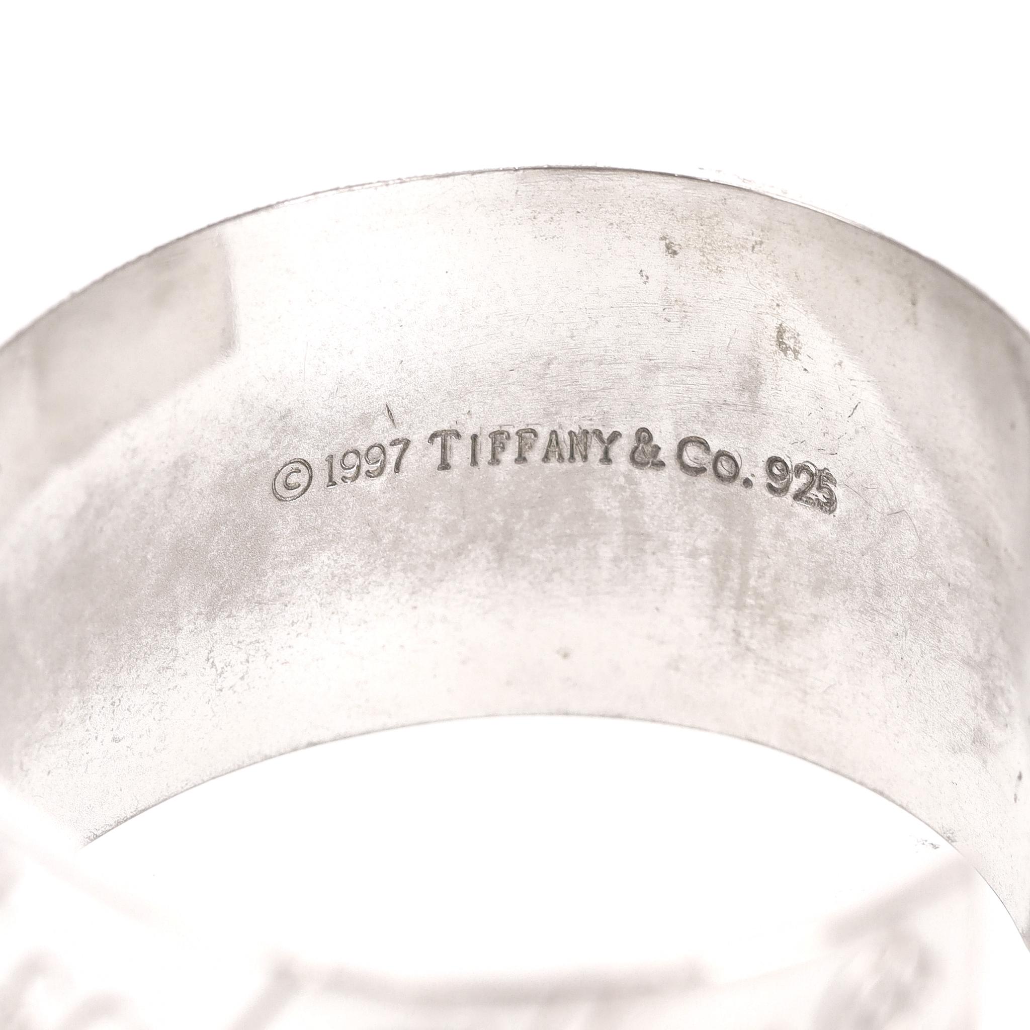 Tiffany & Co. Colección Notes Brazalete de plata de ley 925 vintage en venta 2