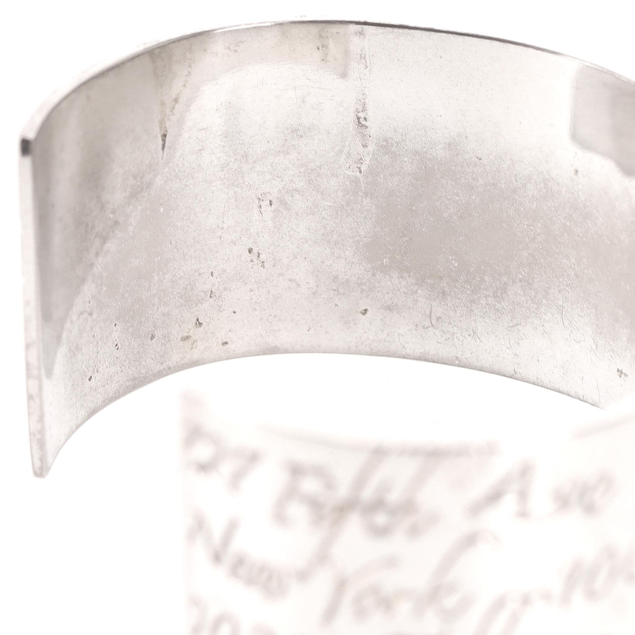 Tiffany & Co. Colección Notes Brazalete de plata de ley 925 vintage en venta 3