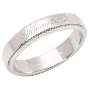 Tiffany and Co. Notes Milgrain Platinum Band Ring at 1stDibs | tiffany ...
