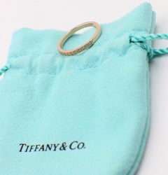 Tiffany & Co. Novo Diamond Half Circle Band Ring 18 Karat Rose Gold