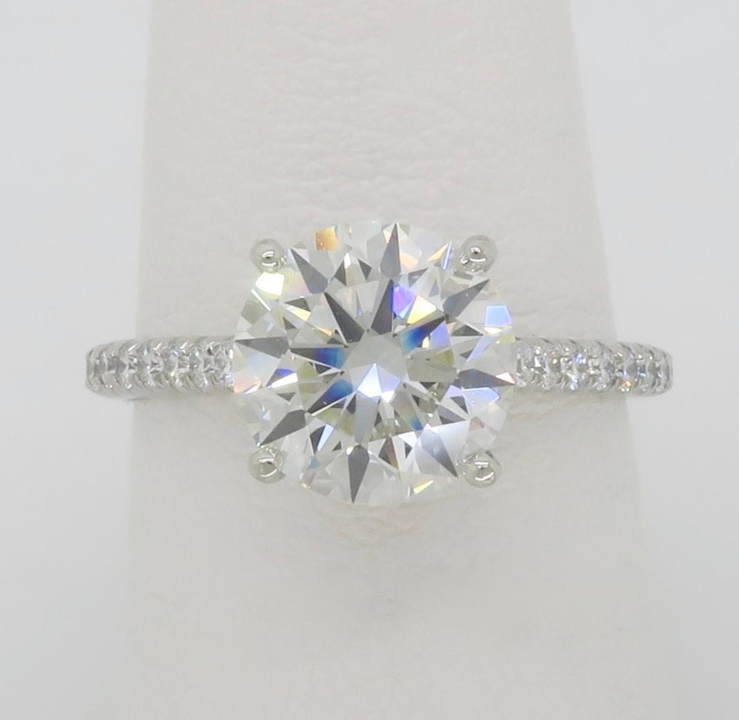 Round Cut Tiffany & Co. Novo 2.24CTW Diamond Engagement Ring