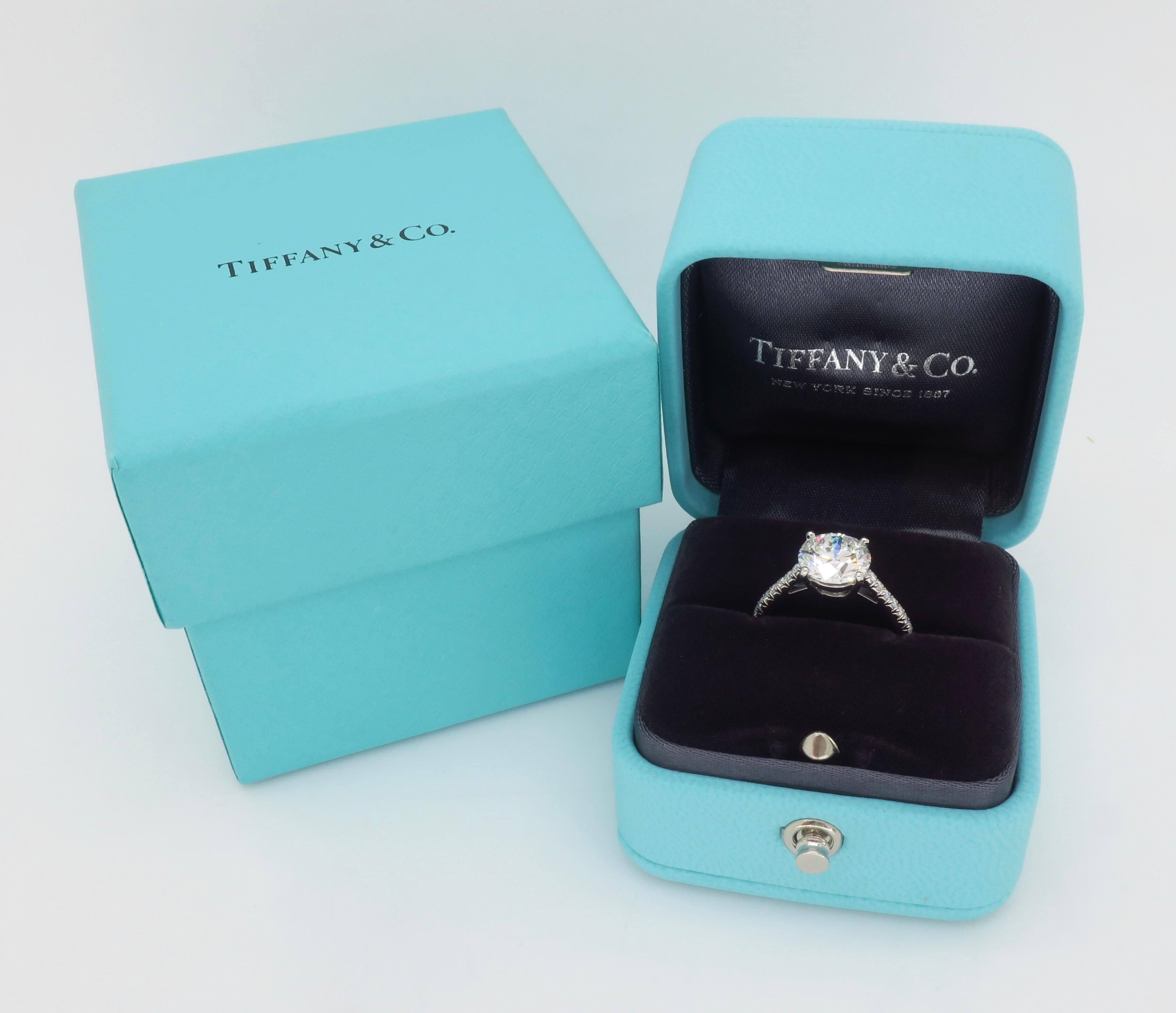 Tiffany & Co. Novo 2.24CTW Diamond Engagement Ring 4