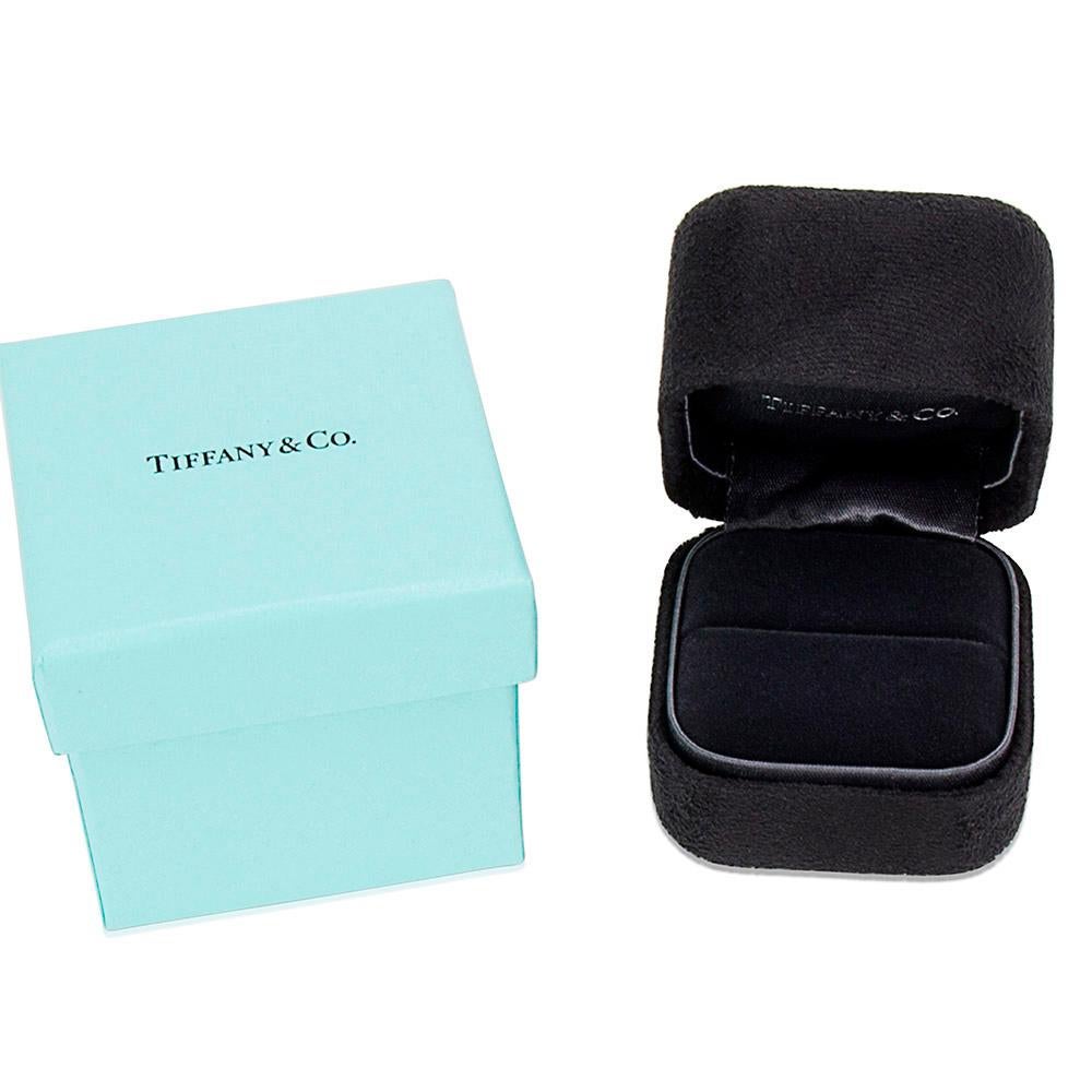 Cushion Cut Tiffany & Co. Novo Cushion Diamond Engagement Ring in Platinum I/VS1 1.51 Carat