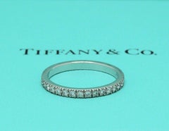 Tiffany & Co. Novo Diamond and Platinum Full Circle Wedding Band Ring