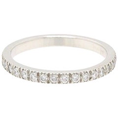 Tiffany & Co. Novo Diamond and Platinum Full Circle Wedding Band Ring