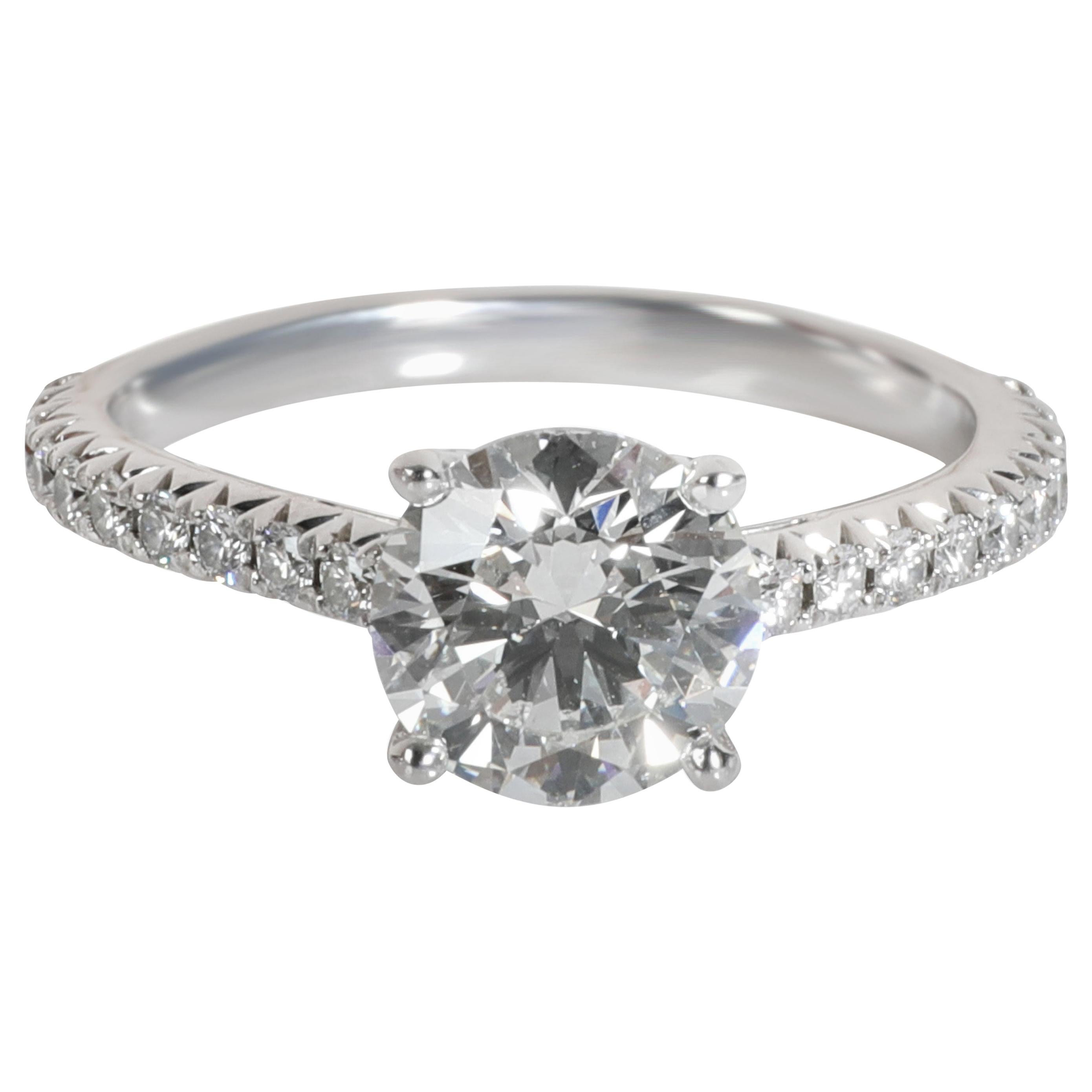 Tiffany & Co. Novo Diamond Diamond Engagement Ring in Platinum G VVS2 1.18 CTW