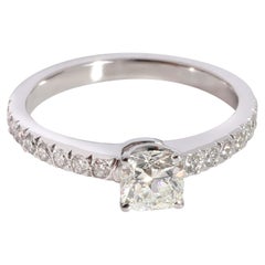 Tiffany & Co. Novo Diamond Engagement Ring in 950 Platinum I IF 0.58 Ctw