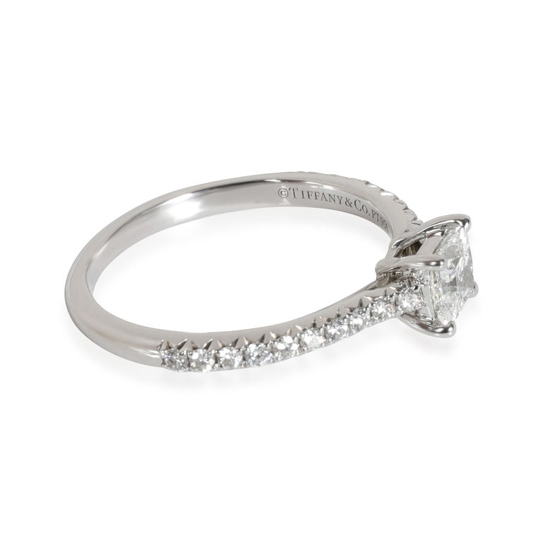 Tiffany and Co. Novo Diamond Engagement Ring in Platinum G VS1 0.59CTW ...