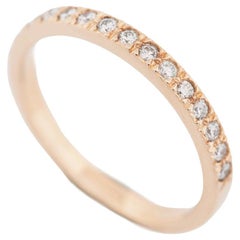 Tiffany & Co. Novo Diamond Half Eternity Ring Rose Gold