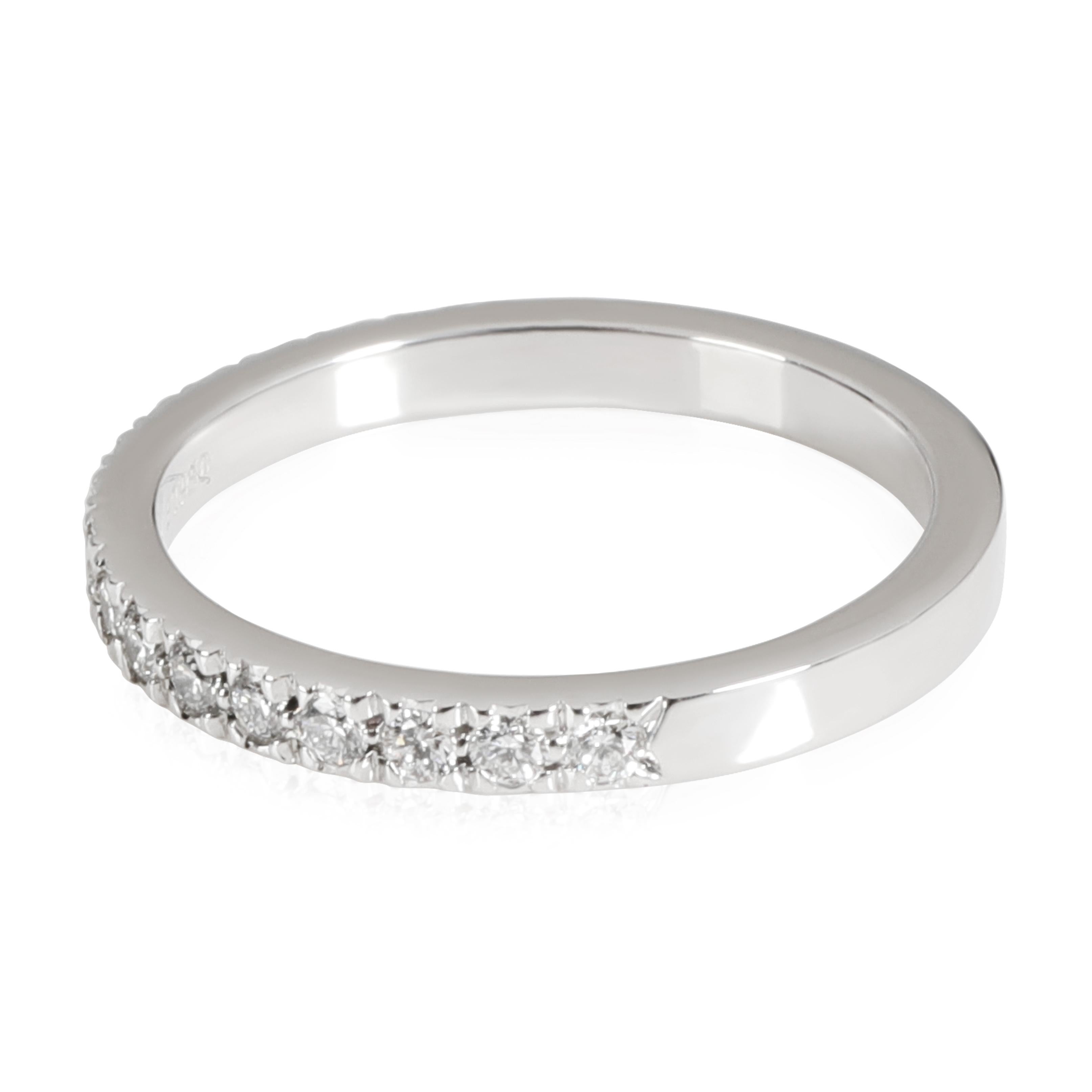 Tiffany & Co. Novo Diamond Wedding Band in Platinum 0.18 Ctw For Sale 1