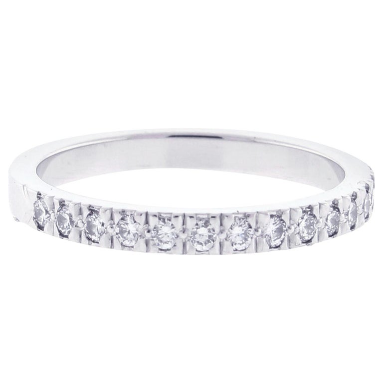  Tiffany  and Co Novo Diamond Wedding  Band Ring  For Sale  at 