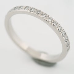 Tiffany & Co. Novo Diamonds Bague demi-éternité en platine 950 US 5.25