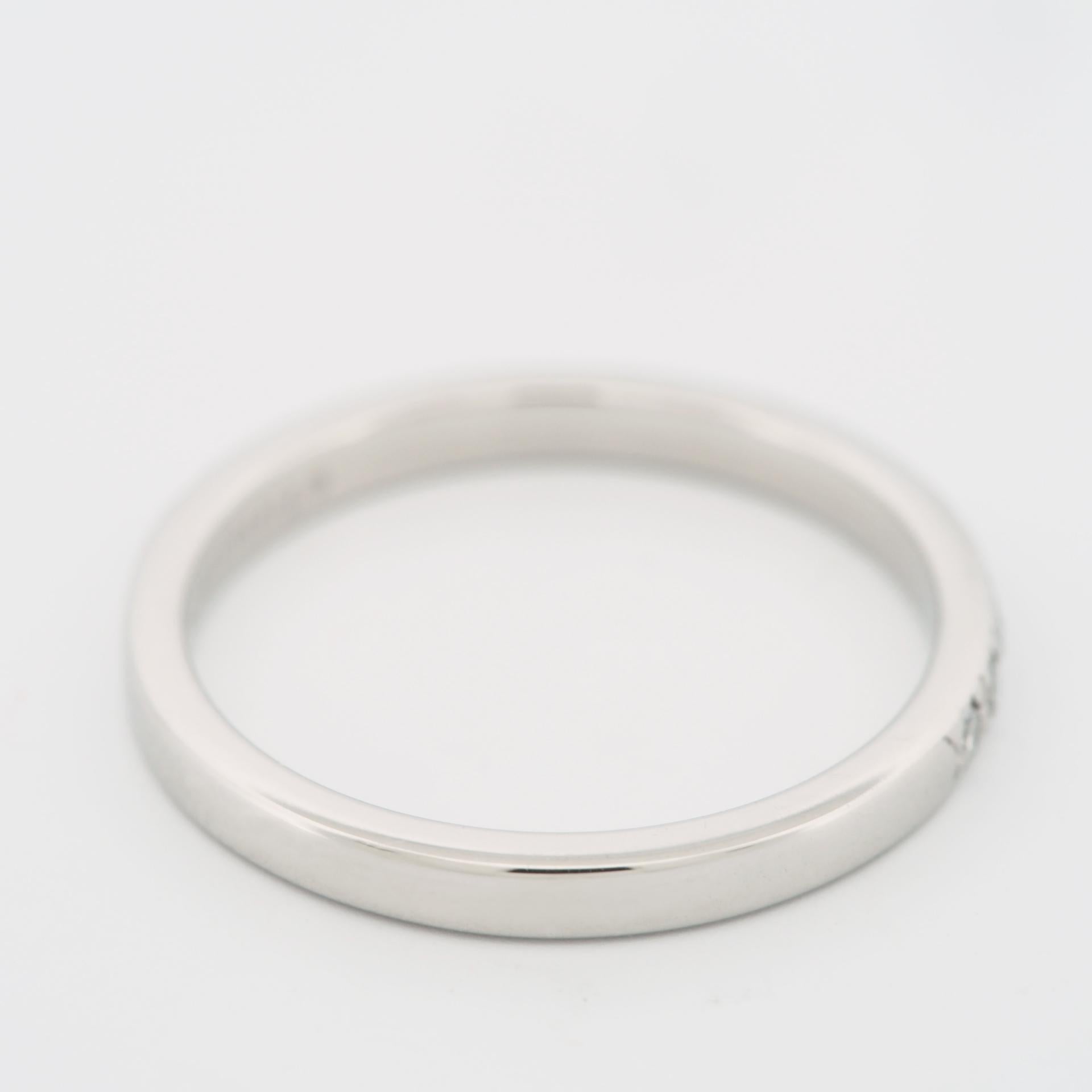 Tiffany & Co. Novo Diamanten halbe Ewigkeit Ring Platin 950 US 5.25 Damen im Angebot