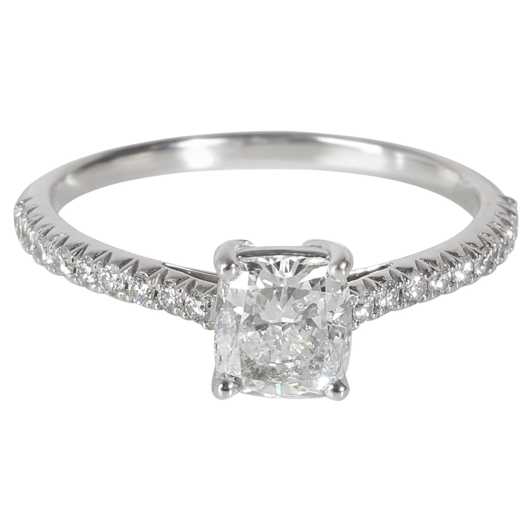 Tiffany & Co. Novo Engagement Ring in  Platinum F VVS1 1.05 CTW For Sale