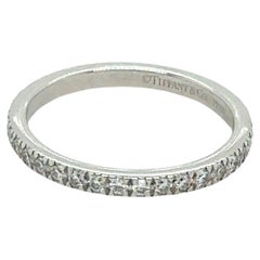 Tiffany & Co Novo Full Circle Diamond Wedding Band Ring Platinum