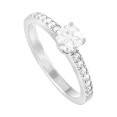 Tiffany & Co. Novo Platin 0,61 Karat Lucida-Diamantring