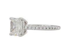 Tiffany & Co. Novo Platinum Cushion Brilliant Cut Diamond Ring