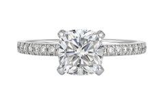 Tiffany & Co. Novo Platinum Cushion-Cut Diamond Engagement Ring