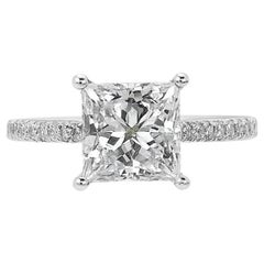 Tiffany & Co. Novo Platinum Princess Cut Diamond Engagement Ring