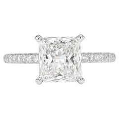 Tiffany & Co. Bague de fiançailles Novo en platine avec diamant taille princesse