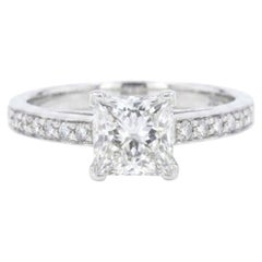 Tiffany & Co. Novo Princess Cut Diamond Engagement Ring, Platinum