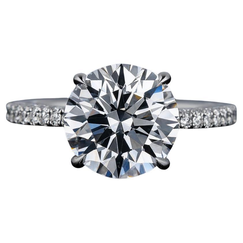 Tiffany & Co. Novo Round Diamond Platinum Engagement Ring