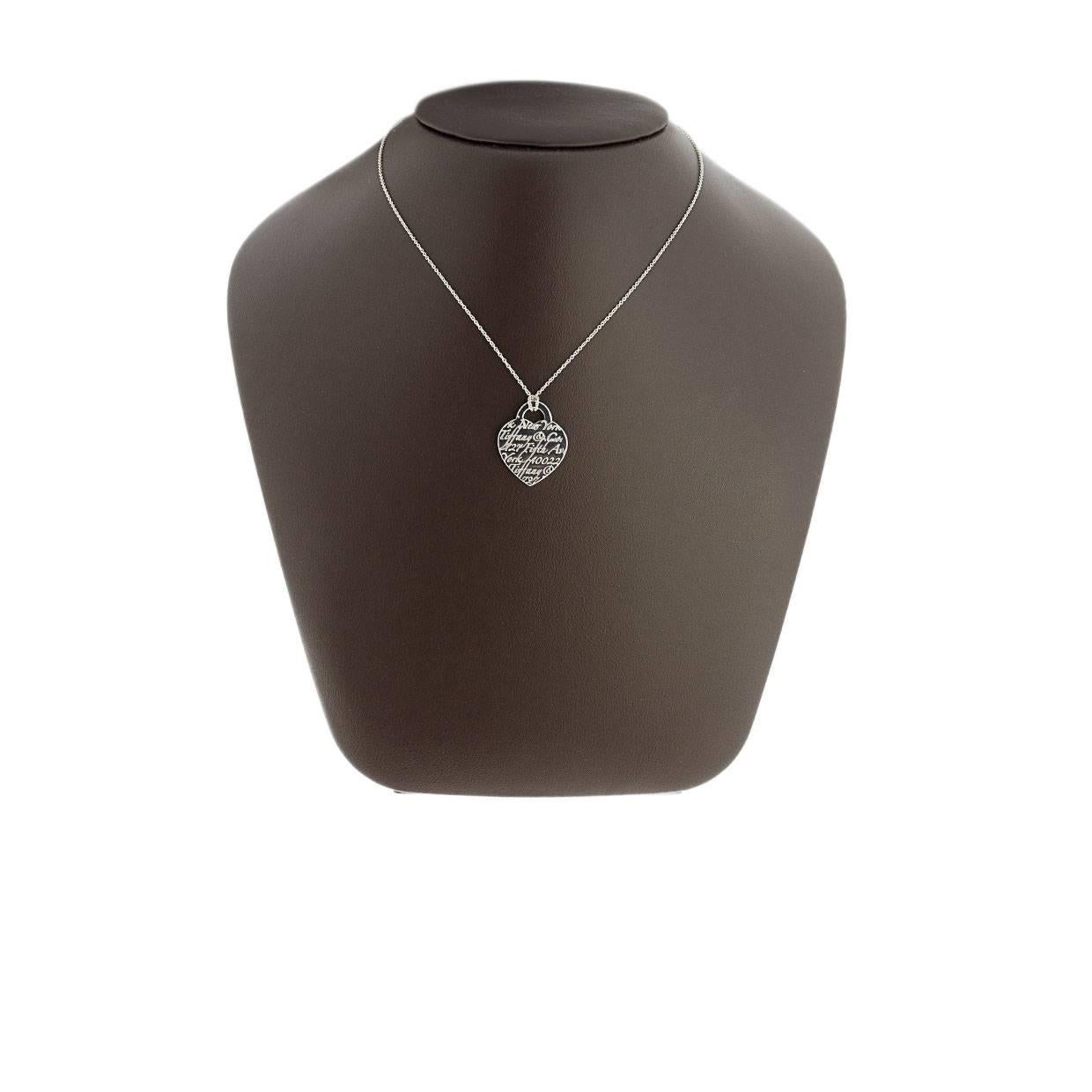 Tiffany & Co. have long been revered for their spectacular original designs that are coveted around the world. This stunning Tiffany pendant is no exception! It's from the Fifth Ave. collection, which celebrates Tiffany's flagship store on Fifth Ave